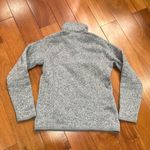 Patagonia women’s 1/4 Zip Better Sweater Heather gray Fleece Jacket SZ M Photo 3