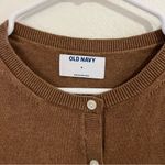 Old Navy  Brown Button-Up Women's Sweater Photo 3