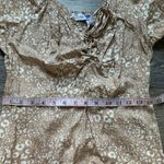 Sincerely Jules  Taupe & Tan Printed Midi Dress XL Photo 4