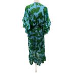 CAbi  Derby Wrap Dress with Slip Dress Womens Size Small Style 5815 Tidal Floral Photo 3