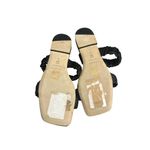 STAUD Maya Ruched Leather Slides Size 40 Slip Ons Square Toe Photo 2