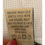 Laura Ashley Blue White Gingham Maxi Sundress Ruffles Ribbon Bow 100% Cotton Med Photo 9