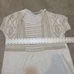 J.Jill medium embroidered burnout cap sleeve top TB 2858 Photo 3