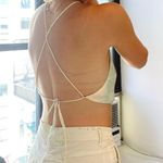 ZARA Satin Effect Top XS NWT Pastel Tie Dye Backless Crop Blogger Fav Summer Photo 6