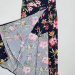 Derek Heart  Navy Floral Maxi Dress with Shorts Underneath NWOT Size Large Photo 4