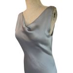 Norma Kamali Maria Gown in Silver Small New Womens Long Maxi grey dress Photo 4
