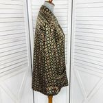 Victoria's Secret Victoria’s Secret Vintage Diamond Print Satin Sleep Pajama‎ Shirt Medium Photo 2