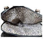 Guess Signature Dome Satchel Handbag Brown/Tan Monogram Top Handle Bag Photo 9