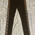 New Mix EUC Black and Brown Side Mesh Panel Leggings size medium Photo 0