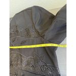 Moshita Couture Black Beaded Embroidered Jacket‎ Size 22 Photo 8