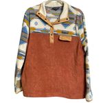Simply Southern WO SIZE LARGE AZTEC AND RUST FLEECE SHIRT GOOD CLEAN CONDITION Photo 1