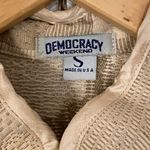 Democracy Weekend Knot Latch Mandarin Collar Embroidered Jacket Photo 3