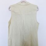 Liz Claiborne Linen Blend Dress Butter Yellow Size M Lagom Summer Coastal Photo 6