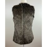 Banana Republic Womens Grey Faux Fur Vest in Smoky Grey Sz XS | Winter Neutral Photo 7