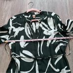 Hugo Boss  Dibanora Belted‎ Midi Dress abstract tropical print Photo 6