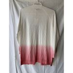 Barefoot Dreams  Luxeblend Ombre Raglan Cardigan in Rosy Pink Size Small Photo 2