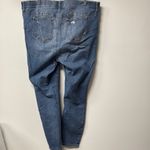 Torrid Blue Skinny Jeans Distressed Ankle Tall Plus Size 22T Denim Stretch Photo 2