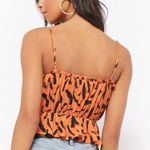 Forever 21 NWT Crinkled Brushstroke Cropped Cami Photo 3