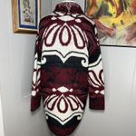 Free People  Wool Winters Day Oversized Cardigan Fair Isle Sweater Womens Size S Photo 1