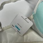 Jessica Simpson New  Lace lined bra 34C mint & white Photo 4