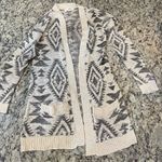 Pink republic  Cream and Gray Patterned Cardigan Photo 0