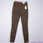 We Wore What NEW Tiger Stripe Piped Stiletto Slit The Icon Jeans, 29 Photo 5