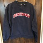 Gear for Sports “Pentagon” navy crewneck unisex sweatshirt - large Photo 0