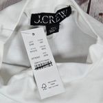 J.Crew Fitted mockneck tank top in stretch cotton blend White XXS NWT Photo 2