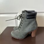 Timberland Women's Allington Heights Lace Grey/Green Boots Size 6.5 Photo 1