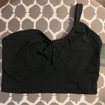 Wild Fable NWT Black One Shoulder Crop Top summer boho festival beach cropped Photo 0