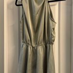 Hello Molly Sage Satin Dress Photo 0