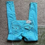Miss Me Turquoise Skinny Jeans Photo 0