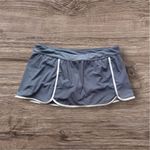 Free Country  skort size XL /16  sport swim button gray white stretch Photo 4