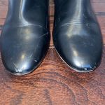 H&M Women’s Black Faux Leather Studded Heel Ankle Booties Size 8 Photo 2