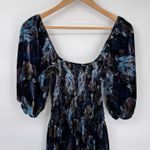 Urban Outfitters Festival Whimsigoth Fairy Romper Womens Medium Blue Velvet Photo 1