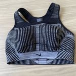 Nike  Women's Black and White Patterned Sports Bra Photo 7