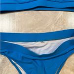 NWOT Bright Blue Scoop Neck Bikini Set – Medium | Sporty Two Photo 2