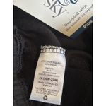 Terra & Sky Tierra & Sky Black Soft Short Size‎ 2XL Elastic/Tie Waist High Rise Pockets Photo 7