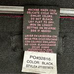 Speechless  Womens Size 9 Red Flower Embroidered Black Skirt Picnicore Craftcore Photo 7