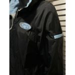 Mudd Vintage Outwear Reversible Jacket Zip Up Hood Size L Button Up Mix Material Photo 3