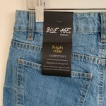 Blue Age Women’s Junior’s Distressed High Rise Light Wash Blue Jean Denim Shorts Size L Photo 8