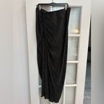 Good American  Always Fits Plissé Maxi Skirt High Slit Stretchy Plus Size 2X 3X Photo 3