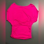 EXPRESS  Dolman Ruched Hot Pink Blouse Sz XS Photo 1
