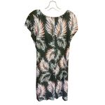 Connected Apparel  Mock Wrap Printed Dress Sz 14 NWT Photo 1