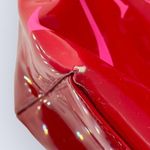 Victoria's Secret Large Red Vinyl Bow Spell Out Weekender Shoulder Tote Bag Photo 4