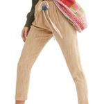 Free People EUC Light At Sunrise Drawstring High Rise Cropped Pants Size 4 Photo 0