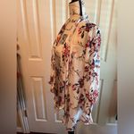 Kaii Los Angeles NWT Ivory Floral Kimono Jacket Size M White Size M Photo 3