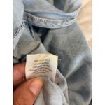 Romeo + Juliet Couture Romeo + Juliet Chambray Off‎ Shoulder Open Back Romper- Blue - S Photo 3