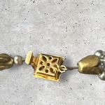 Layered Faux Pearl Necklace Silver 16” Versatile Snap Closure Photo 2