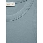 Mango Fitted Midi-Dress Pastel Green Blue NWT Teen's Small Photo 3